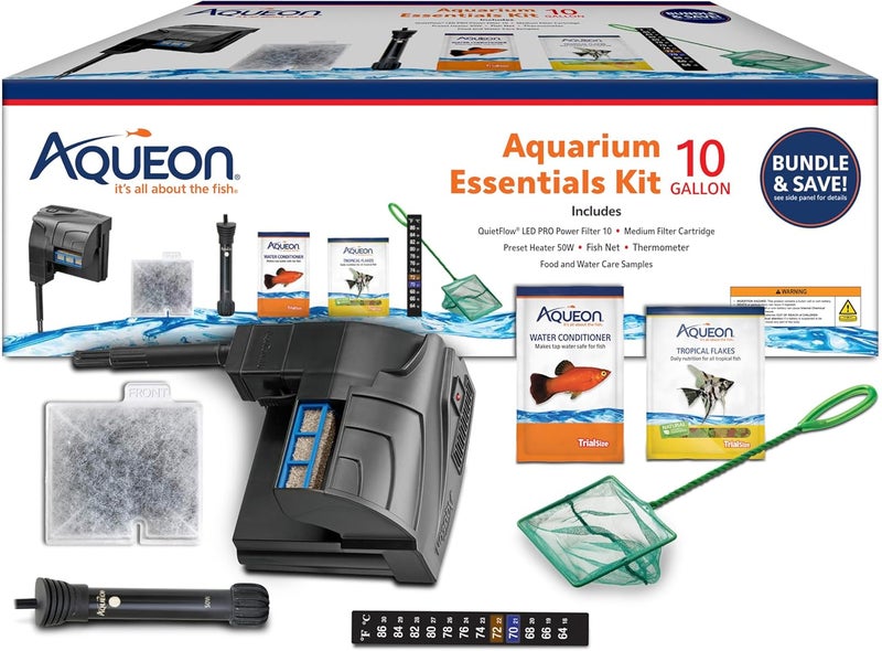 Aqueon مجموعة أدوات أساسية لحوض السمك سعة 10 جالون - Image 2